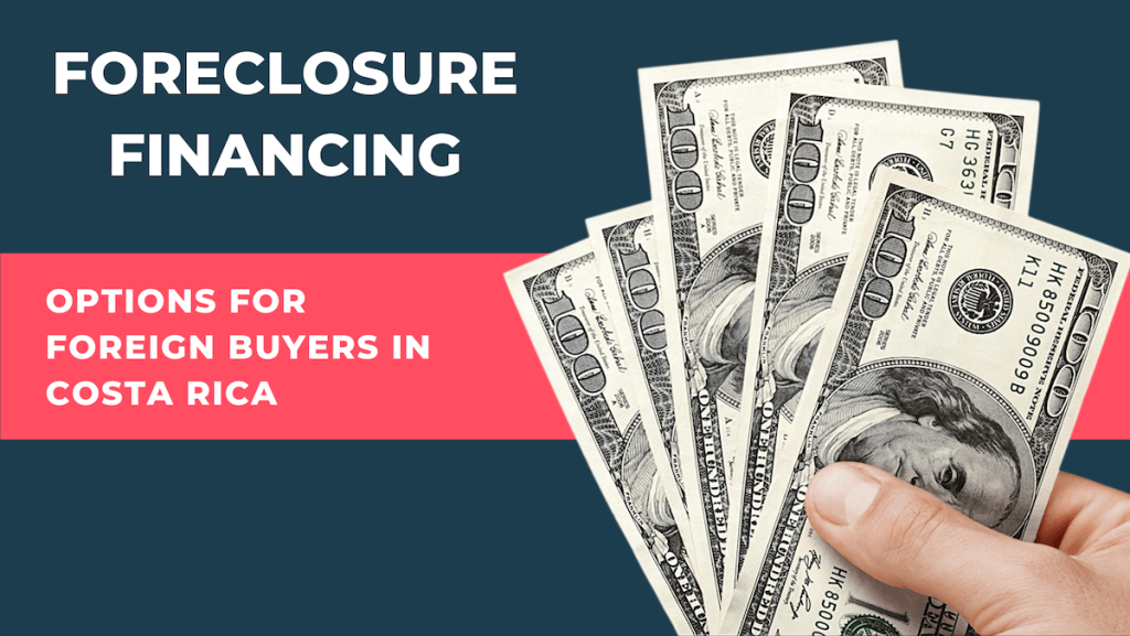 Illustration depicting foreclosure financing