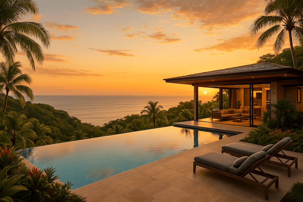 Fully built luxury home in Tamarindo Costa Rica - concept