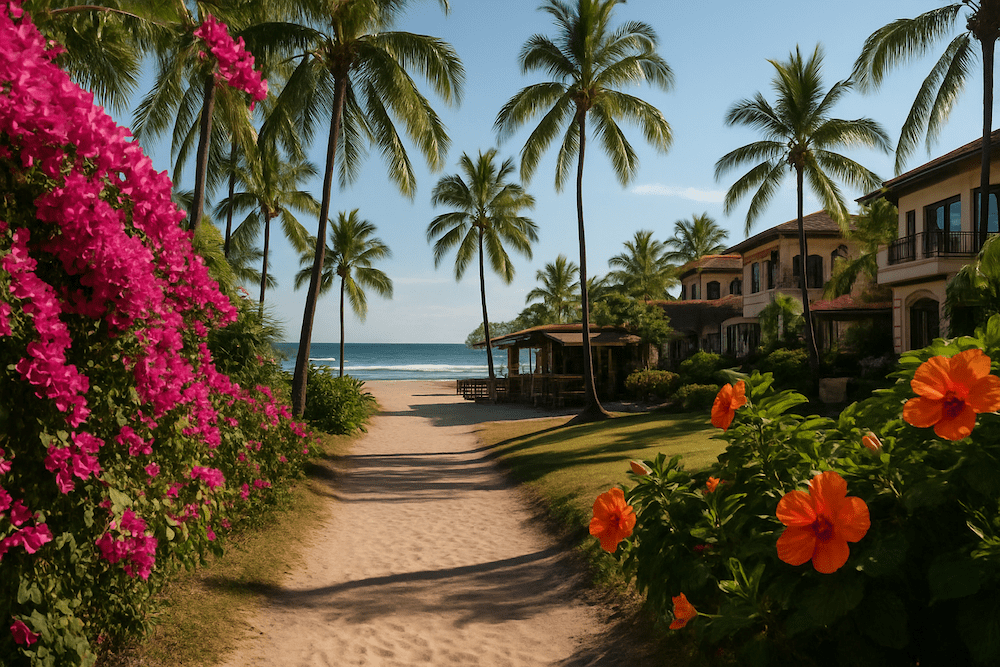 Pathway to concession property in Costa Rica