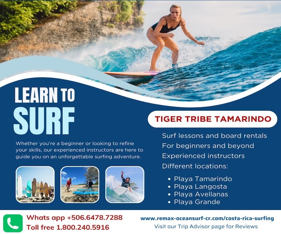 Surfers on Tamarindo Beach